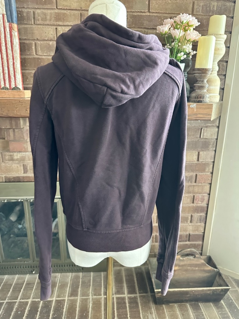 Lululemon Press Pause Jacket Pelt Purple Size 6 GUC Cozy Athleisure - Picture 7 of 8